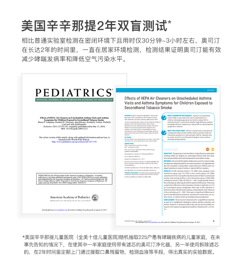 奧司汀空氣凈化器雙盲測試 奧司汀空氣凈化器雙盲測試